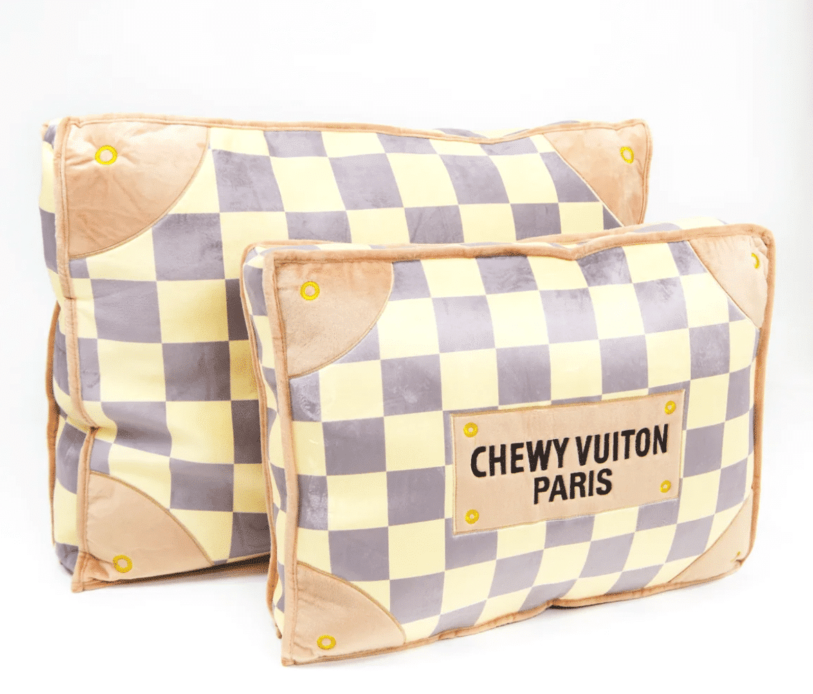 Checker Chewy Vuiton Dog Bed image 0