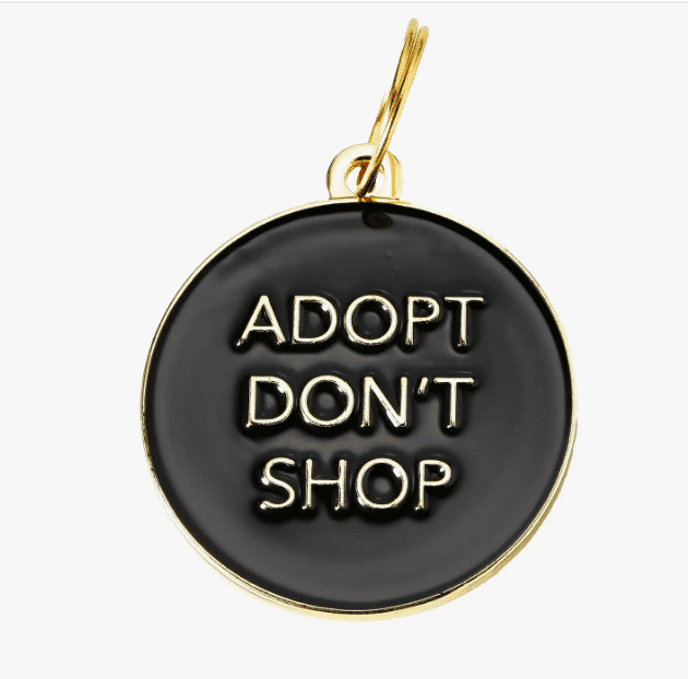 Adopt Don't Shop Dog Charm image 0