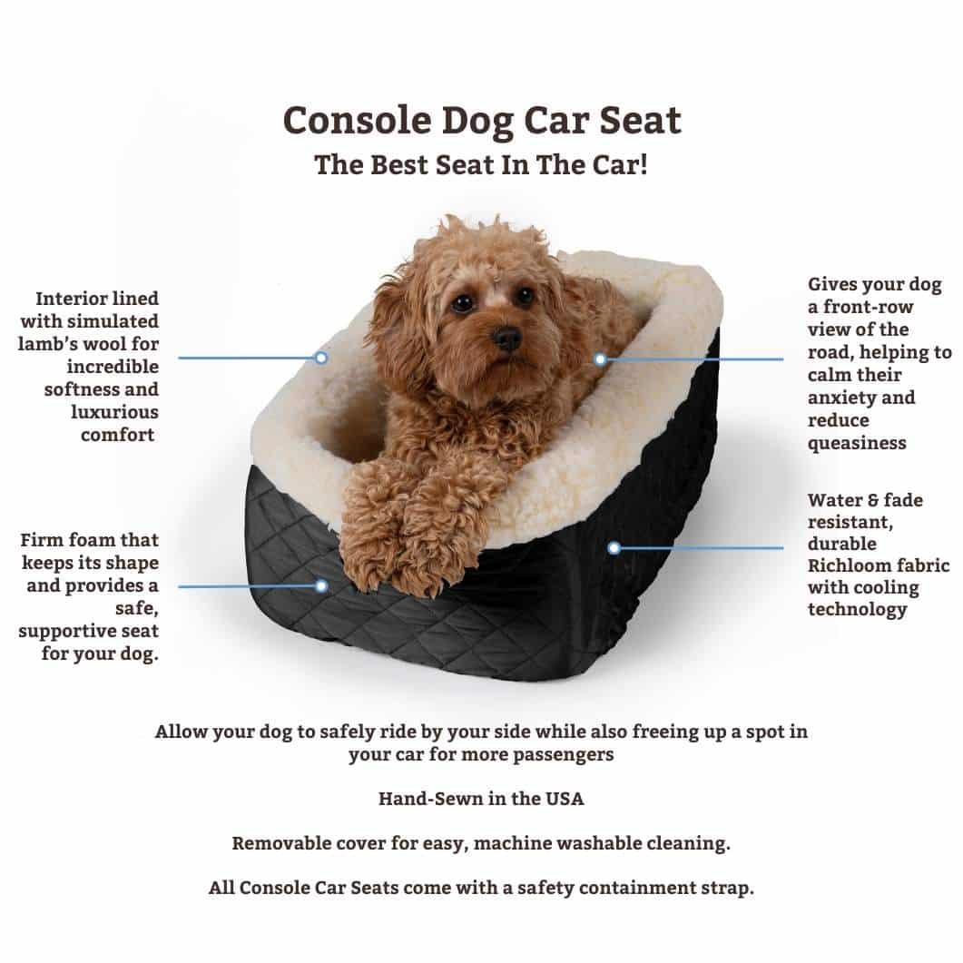 Snoozer Console Dog Car Seat - Denim - Small image 1